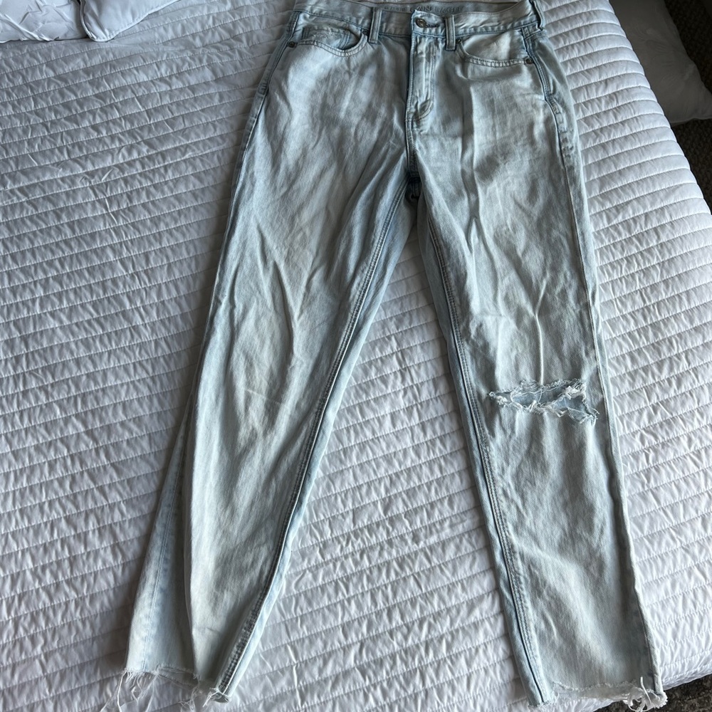 AE mom jeans